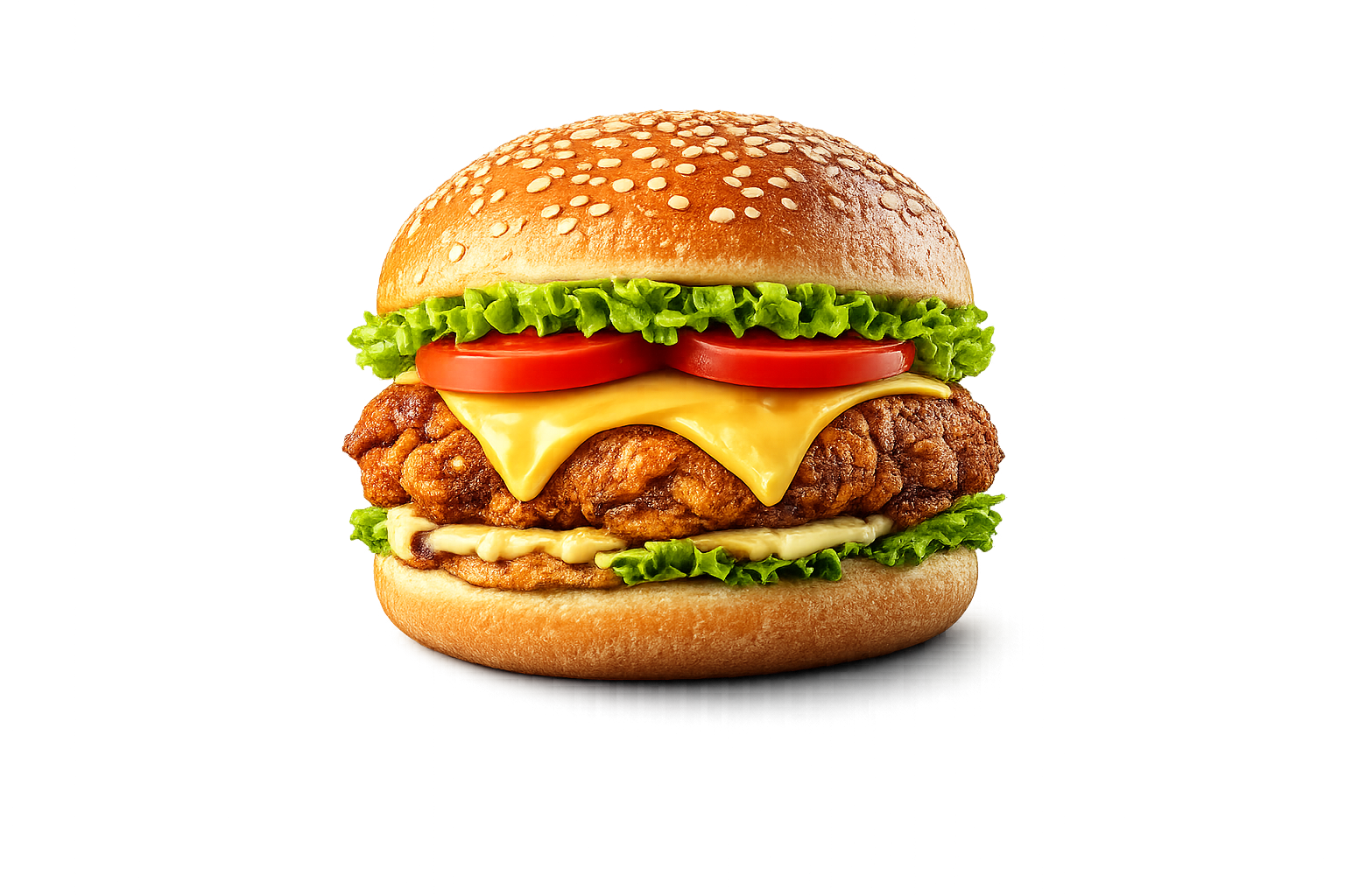 Hamburger pule me djathë