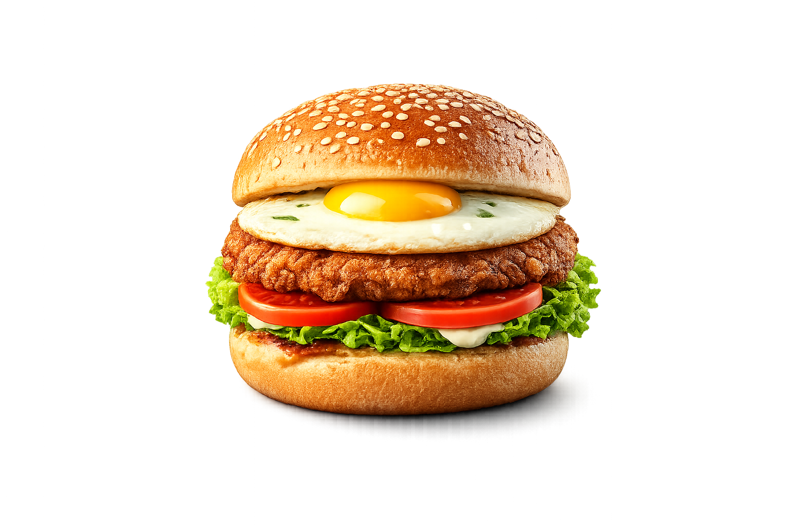 Hamburger pule me vezë