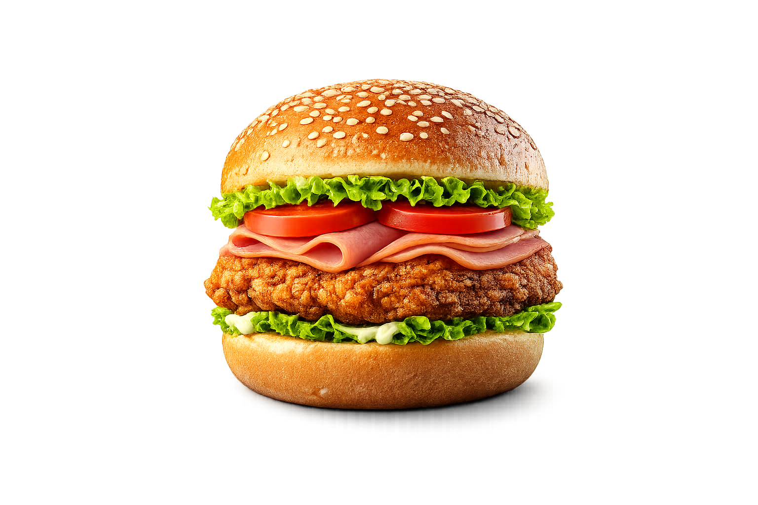 Hamburger pule me pershute